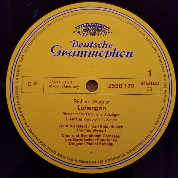 Richard Wagner - Chor Des Bayerischen Rundfunks Und Symphonie-Orchester Des Bayerischen Rundfunks, James King (3), Gundula Janowitz, Gwyneth Jones, Thomas Stewart (2), Karl Ridderbusch, Rafael Kubelik : Lohengrin (5xLP, Album + Box)