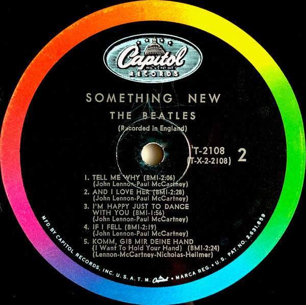 The Beatles : Something New (LP, Album, Mono,  Gl)