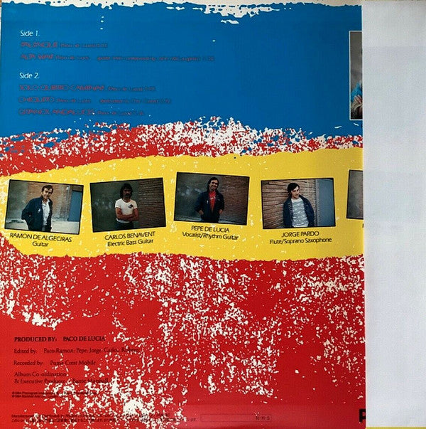 Paco De Lucia Sextet : Live... One Summer Night (LP, Album)