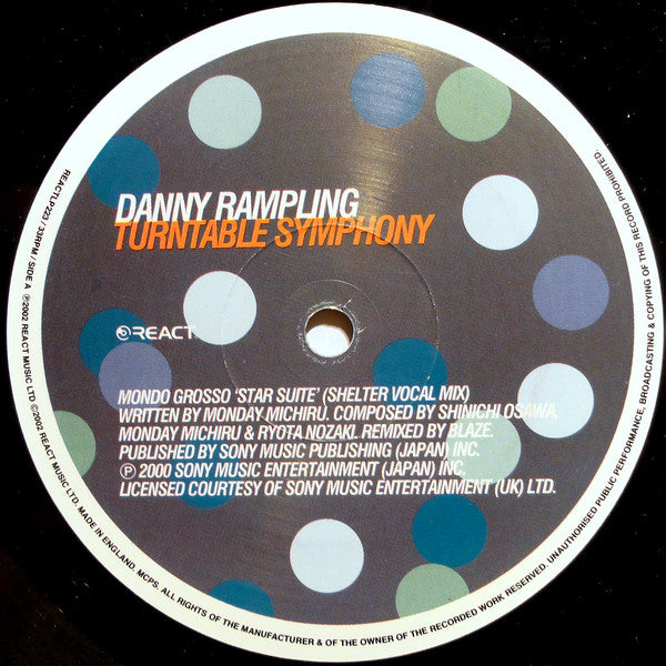 Danny Rampling : Turntable Symphony (3xLP, Comp)