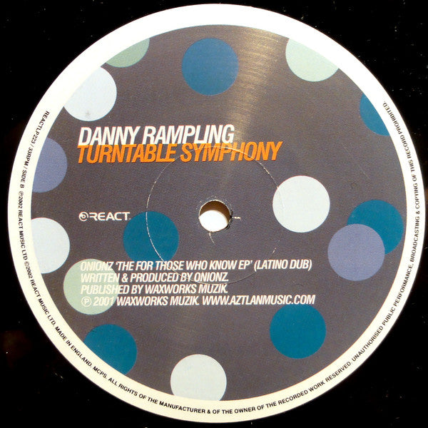 Danny Rampling : Turntable Symphony (3xLP, Comp)