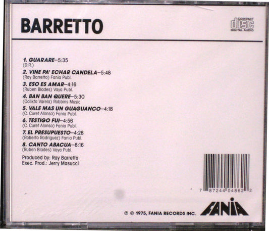 Ray Barretto - Barretto vinyl record, CD (Near Mint (NM or M-)) | Lulo Records
