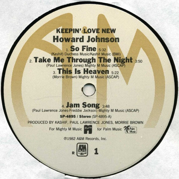 Howard Johnson : Keepin' Love New (LP, Album, Ind)