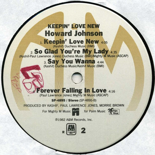 Howard Johnson : Keepin' Love New (LP, Album, Ind)