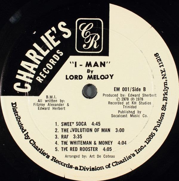 Lord Melody : I Man (LP)