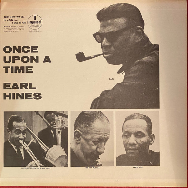 Earl Hines : Once Upon A Time (LP, Album, Mono)