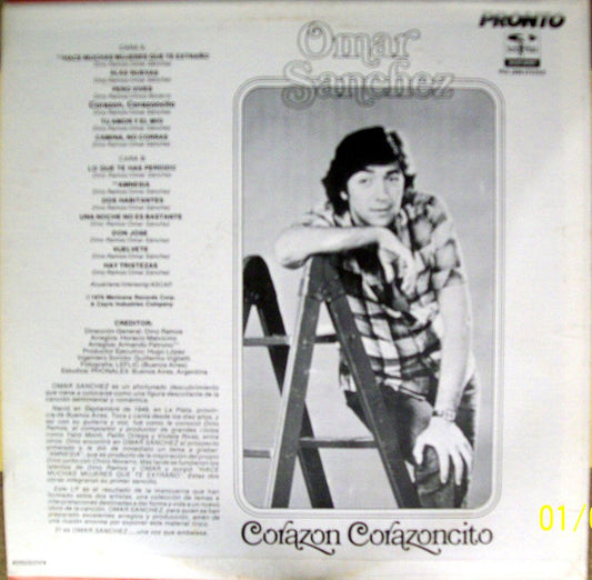 Omar Sánchez : Corazon Corazoncito (LP, Promo)