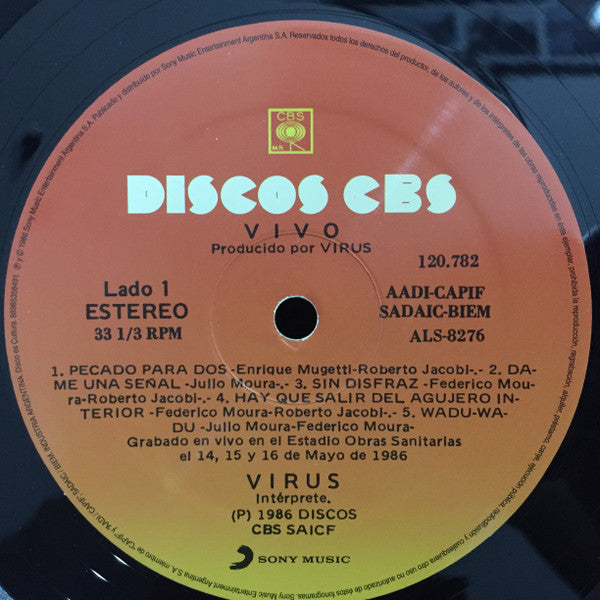 Virus (29) : Vivo (LP, RE)