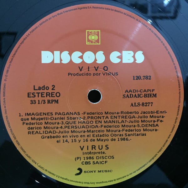 Virus (29) : Vivo (LP, RE)