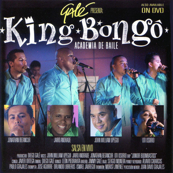 King Bongó : Academia De Baile - Salsa En Vivo (CD, Album, Liv)