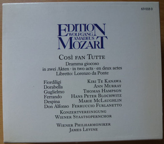 Wolfgang Amadeus Mozart - Cosi Fan Tutte vinyl record, 3xCD (Near Mint (NM or M-)) | Lulo Records