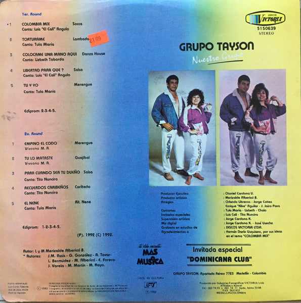 Grupo Tayson : Grupo Tayson (LP, Album)