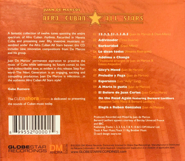 Afro-Cuban All Stars / Juan de Marcos González : Step Forward (The Next Generation) (CD, Album, Sli)