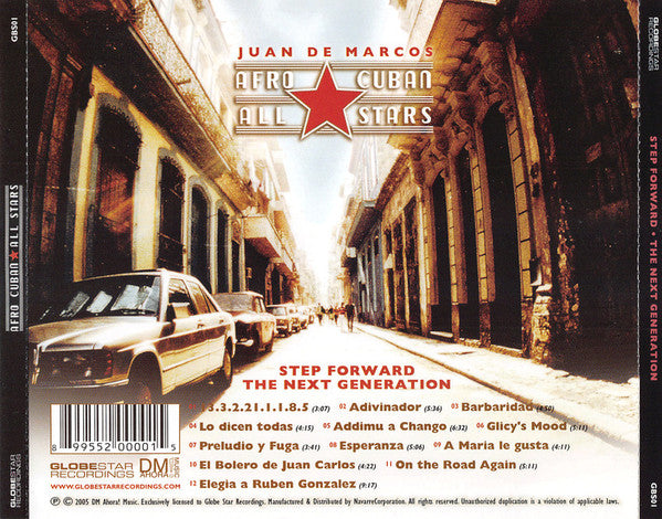 Afro-Cuban All Stars / Juan de Marcos González : Step Forward (The Next Generation) (CD, Album, Sli)