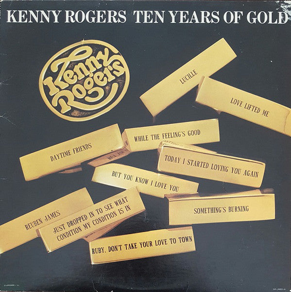 Kenny Rogers : Ten Years Of Gold (LP, Comp, RE)