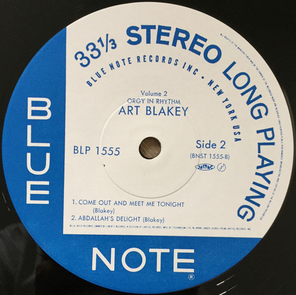 Art Blakey − Orgy In Rhythm - Volume Two