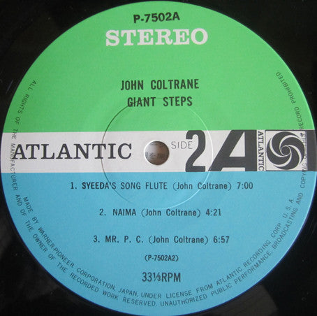John Coltrane = John Coltrane − Giant Steps = ジャイアント・ステップス